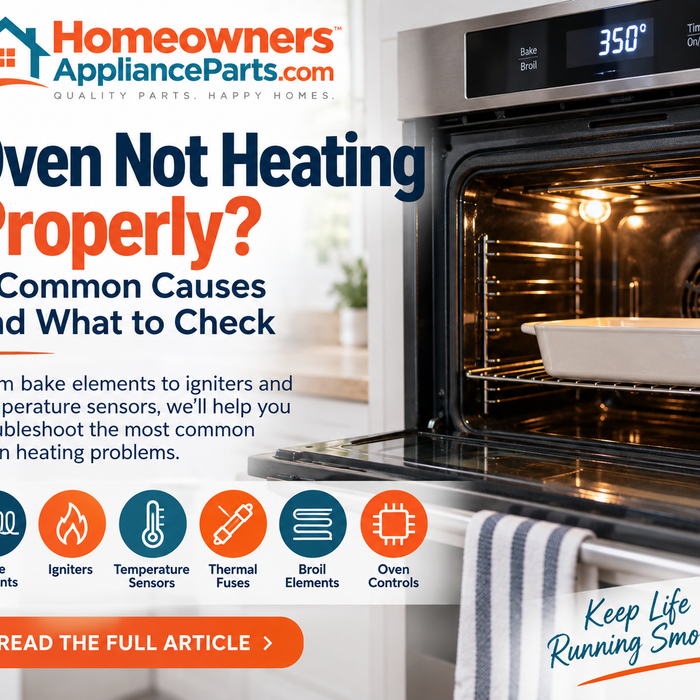 Oven Not Heating Properly? 6 Common Causes and What to Check
