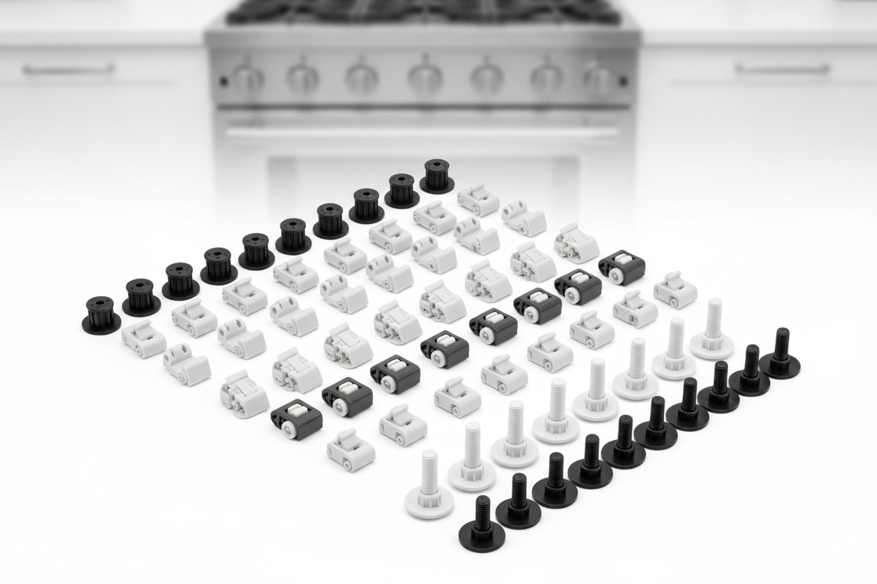 Range Leveling Legs & Drawer Glides | Stove Feet & Slide Rails
