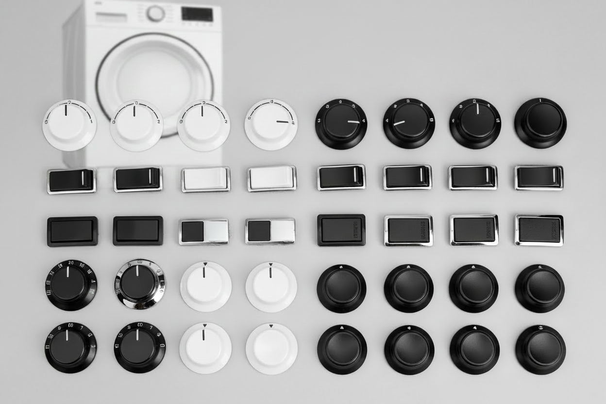 Dryer Knobs and Buttons