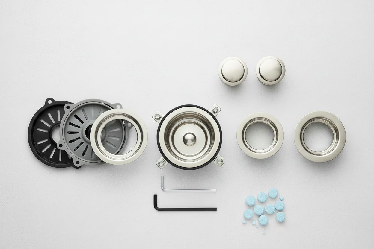 Garbage Disposal Accessories | Cleaners, Guards & Wrenches