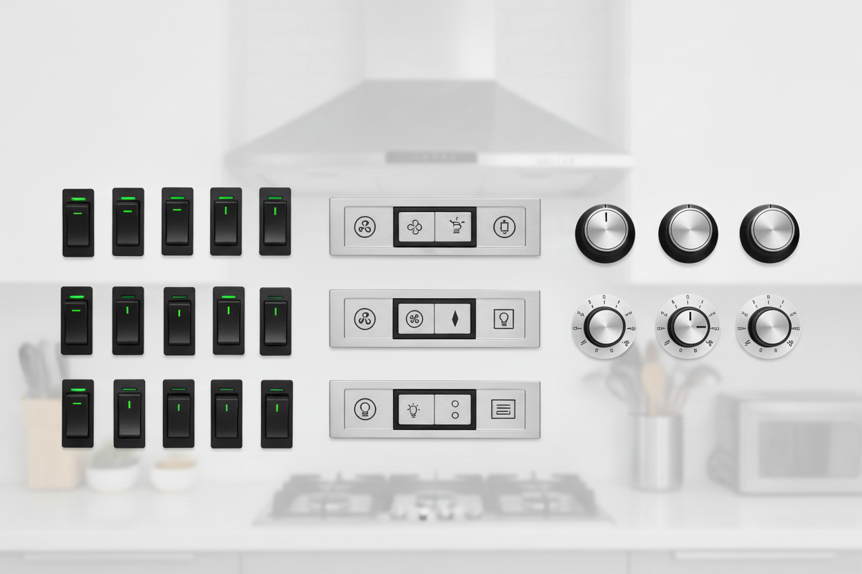 Replacement Range Hood Switches