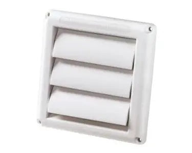Deflecto Dryer Vent Hood, 6-Inch - HS6W/12
