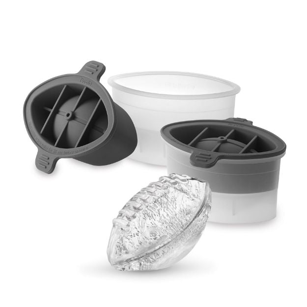 Tovolo Football Ice Molds, Set of 2, Charcoal - 22014-200