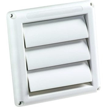 Deflecto 4-Inch White Dryer Vent Hood - HS4W/48