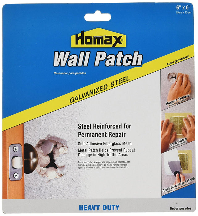 Homax Self-Adhesive Wall Patch, 6 x 6-Inch - 5506