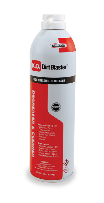 RectorSeal K.O. Dirt Blaster High-Pressure Degreaser & Coil Cleaner, 20 oz Aerosol