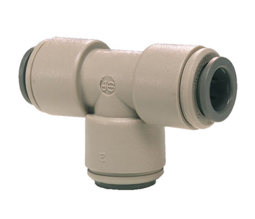 John Guest Refrigerator Water Line Union Tee, 1/4 Inch OD - PI0208S-US