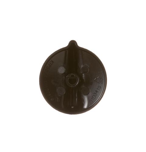 GE WB03T10236 Black Gas Range Burner Valve Control Knob