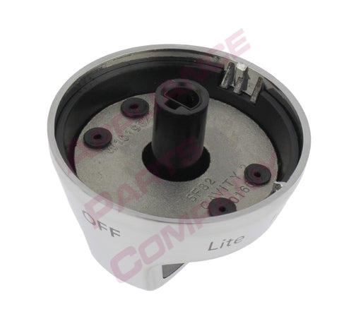 Whirlpool Stainless Gas Burner Knob - WPW10160375