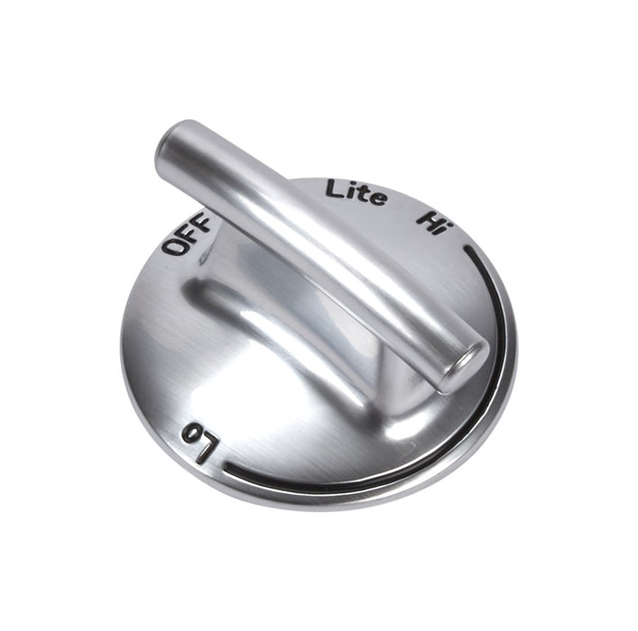 Whirlpool Stainless Top Burner Knob - WP74009147