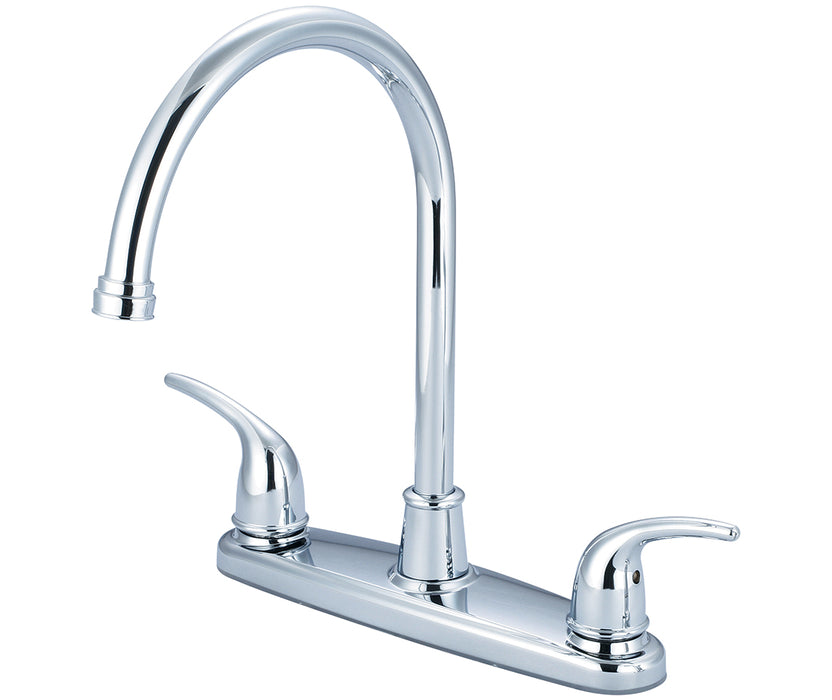 Olympia Accent Two-Handle Kitchen Faucet, Chrome - K-5370