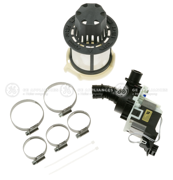 GE Appliances Dishwasher Single-Speed Drain Pump Kit - WD19X25187