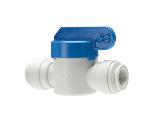 John Guest 3/8-Inch Push-Fit Straight Shut-Off Valve - PPSV041212W-US