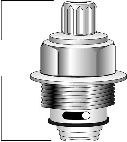 Eastman Hot/Cold Faucet Cartridge for Nibco - 32853