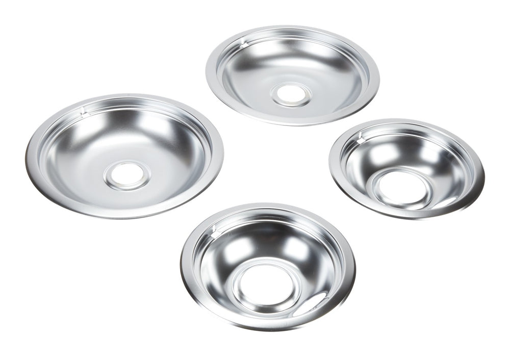 Whirlpool Chrome Electric Range Drip Pan Set - W10278125