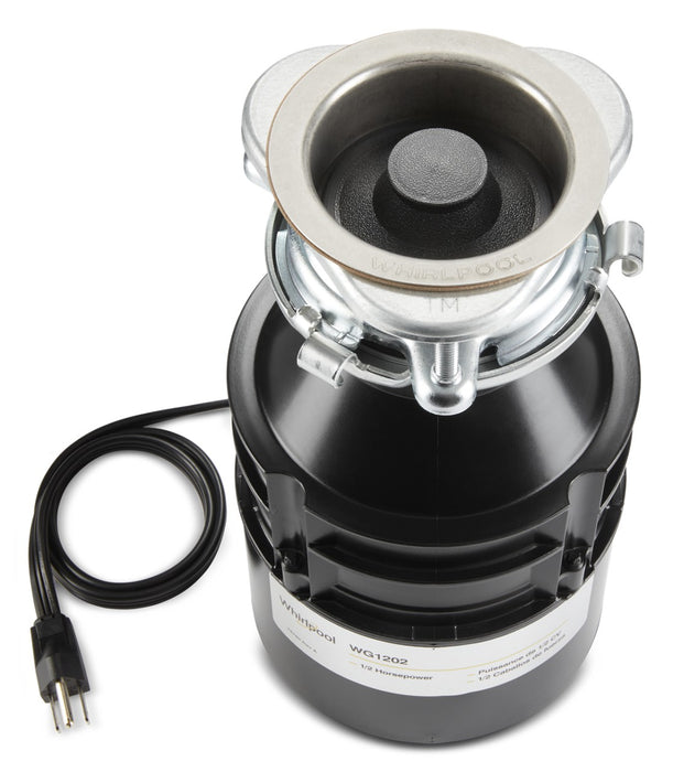 Whirlpool 1/2 HP Continuous Feed Garbage Disposal with Power Cord - 84211602