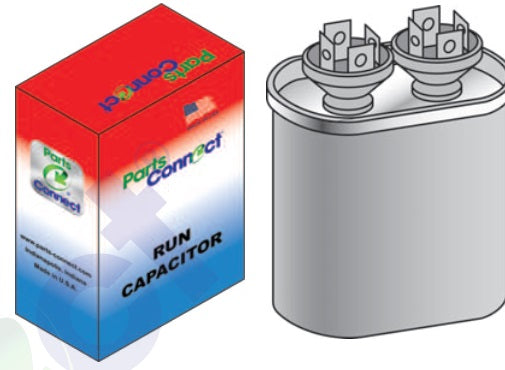 PCO12.5440A HVAC Run Capacitor, 12.5 MFD, 440V