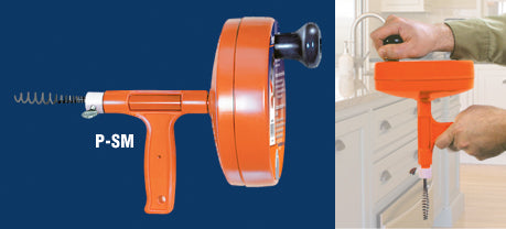 General Pipe Cleaners Spin-Thru Drain Auger, 25 Ft. - P-25SM