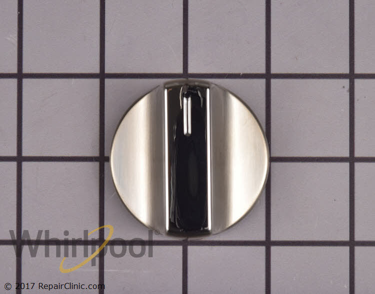 Whirlpool Range Control Knob, Stainless - W11517331