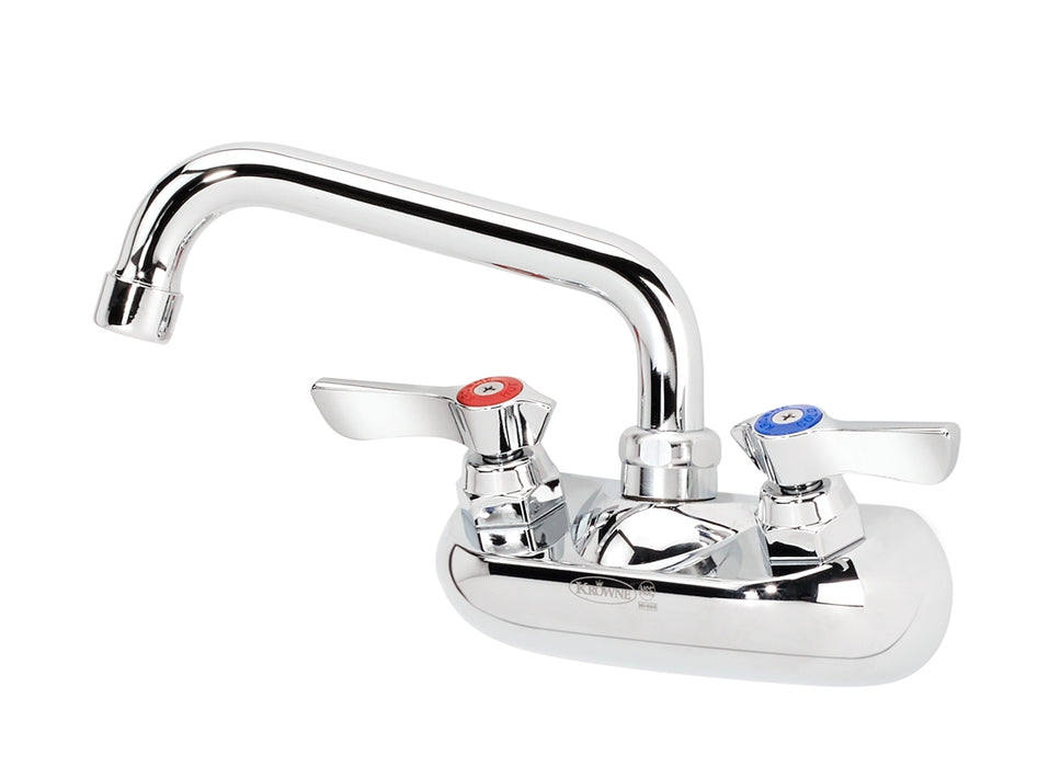Krowne 4-Inch Wall-Mount Kitchen Faucet, 6-Inch Spout - 10-406L