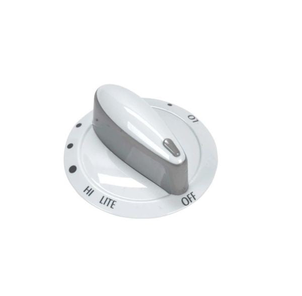 Whirlpool White Burner Knob - WP74011276