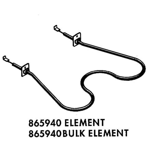 Whirlpool WP865940 Range Oven Bake Element Replacement