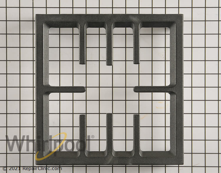 Whirlpool Gas Range Black Burner Grate - W11380128