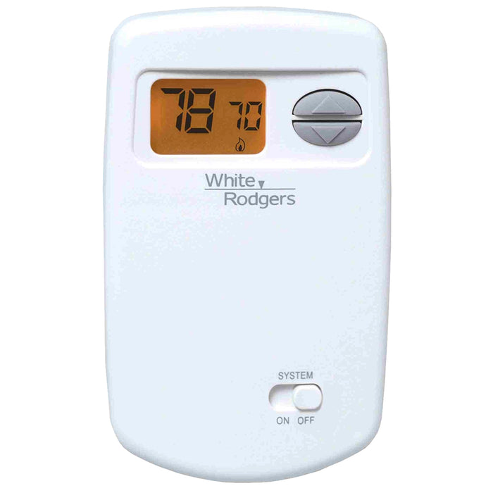 White-Rodgers 1E78 Vertical Single Stage 1H/0C Thermostat - 1E78-140