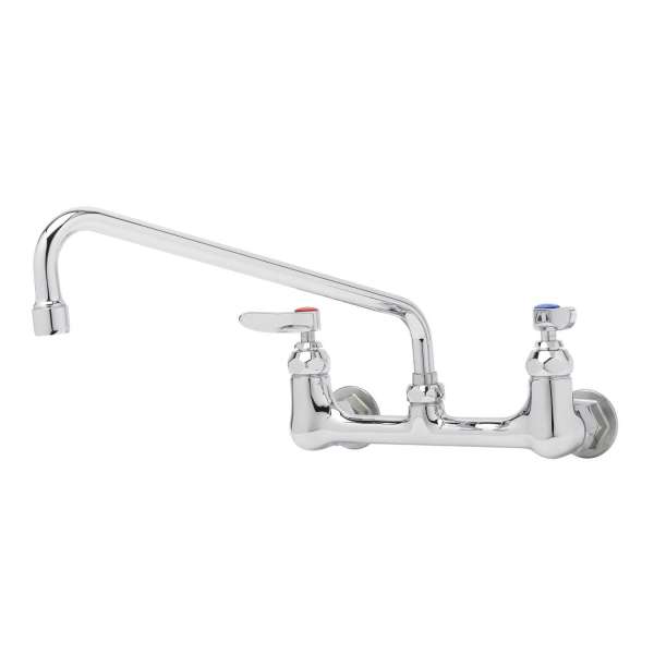 T&S 8-Inch Wall-Mount Pantry Faucet, 12-Inch Spout - B-0231