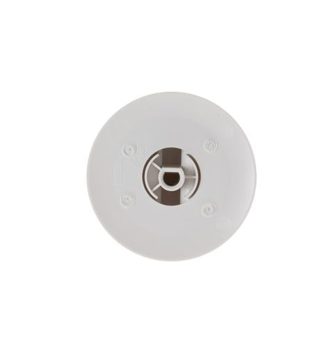 GE White Dryer Timer Knob with Chrome Trim - WE1M654