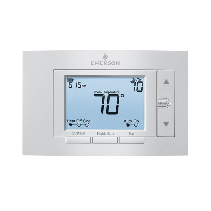 1F85U-42PR Emerson/White-Rodgers Programmable Thermostat, 2H/2C or 4H/2C Heat Pump