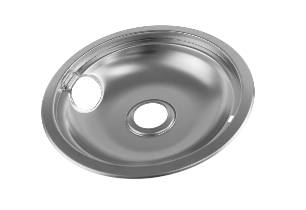 Whirlpool 8-Inch Chrome Electric Range Drip Pan - WPW10196405