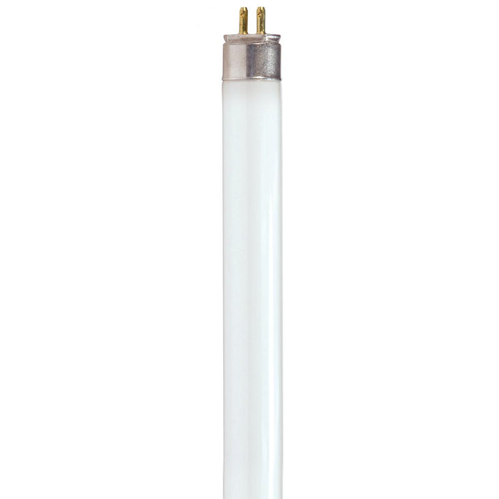 Satco F14T5 Fluorescent Lamp, 14W 3500K G5 - S8126