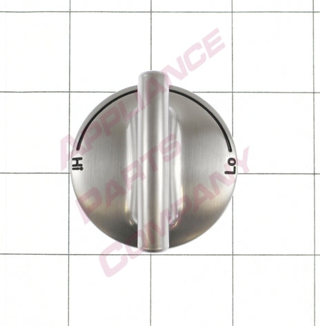 Whirlpool Stainless Burner Control Knob - WP7733P410-60