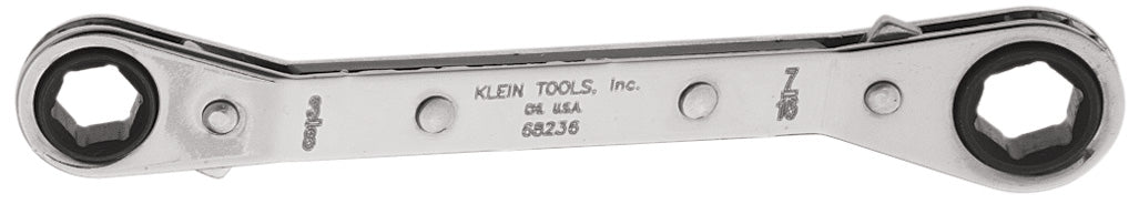 Klein Tools Reversible Ratcheting Box Wrench, 1/4 x 5/16 In. - 68234