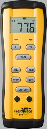 Fieldpiece Dual Temperature Meter, Type K - ST4