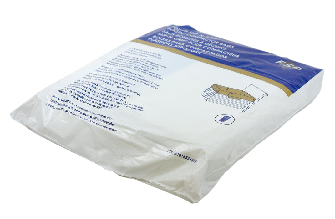 Whirlpool 15-Inch Trash Compactor Bags, 15-Pack - W10165295RP