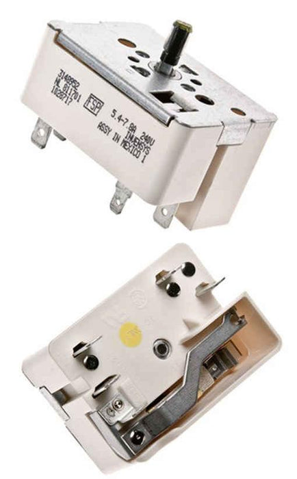 Whirlpool Range 6-Inch Surface Element Infinite Control Switch - WP3148952