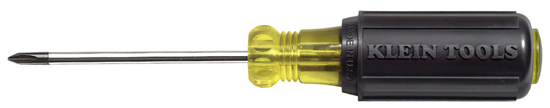Klein Tools #2 Phillips Screwdriver, 4 In. Round Shank - 603-4