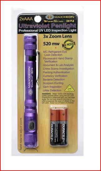 Maxxeon UV Leak Detection Penlight - MXN00314