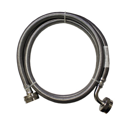 Supco Washer Fill Hose Set, Stainless Steel, 5 ft, Elbow - 3805FESS2