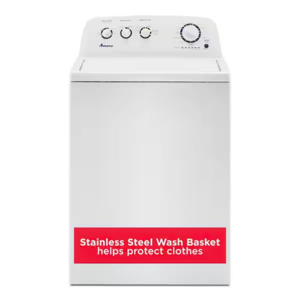 Amana Large-Capacity Top-Load Washer with High-Efficiency Agitator - NTW4519JW