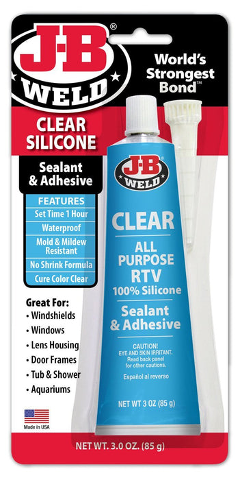 J-B Weld Clear Silicone Sealant - 31310