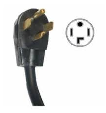 GE Appliances Universal Dryer Power Cord, 5-Foot, 30A, 4-Wire - WX09X10019