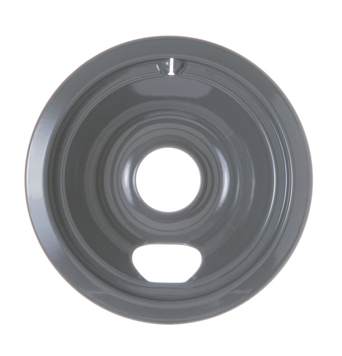 GE 6-Inch Gray Porcelain Electric Range Drip Pan - WB31T10012