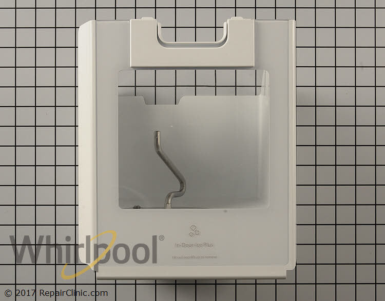 Whirlpool Refrigerator Ice Bucket Assembly, No Sensor Cutout - W11347840