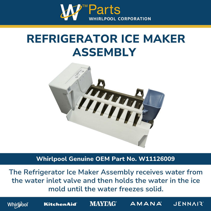 KitchenAid W11126009 Refrigerator Ice Maker Assembly