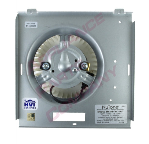Broan-NuTone S97017705 100 CFM Bath Fan Motor Kit