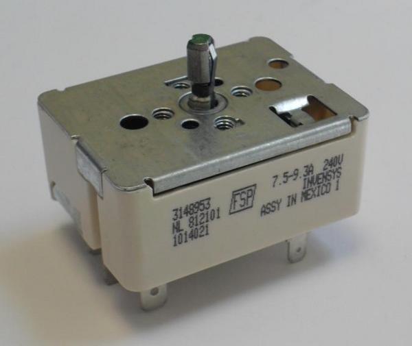 Whirlpool Range 8-Inch Surface Element Infinite Control Switch - WP3148953