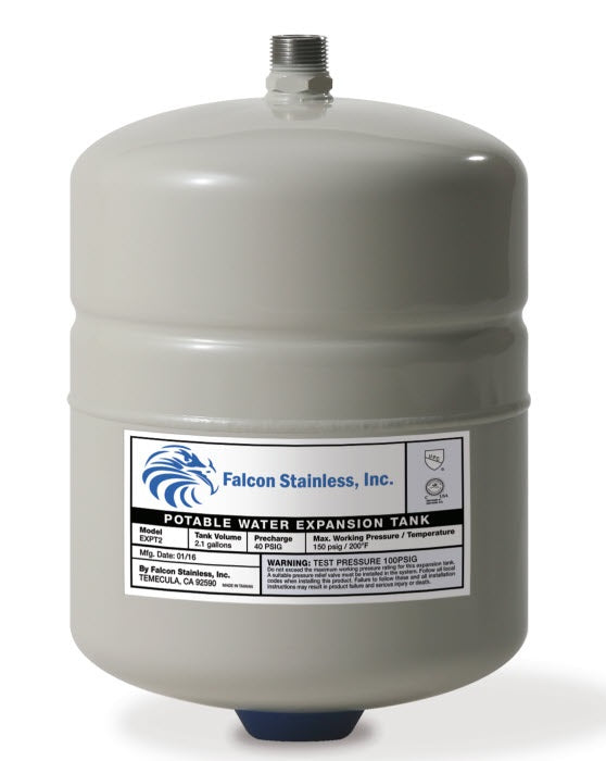 Falcon Thermal Expansion Tank, 2.1 Gallon - EXPT2
